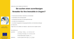 Desktop Screenshot of hausverwaltung.in.ungarn.be