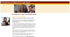 Desktop Screenshot of firma.in.ungarn.be