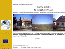 Tablet Screenshot of immobilie.in.ungarn.be